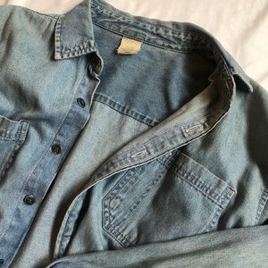 Old navy denim button down